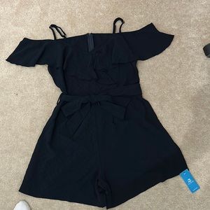 Women’s Cupshe Navy Blue Romper Size Small NWT